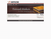 Tablet Screenshot of hertztec.com